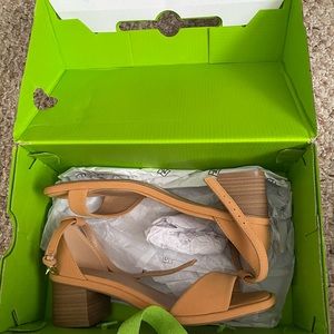 COPY - Beige Sand Heels 2 inches - Call it Spring ( Vickie )